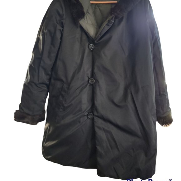 1 Madison Luxe Outerwear Quilted Puffer Parka Size S - Picture 12 of 13